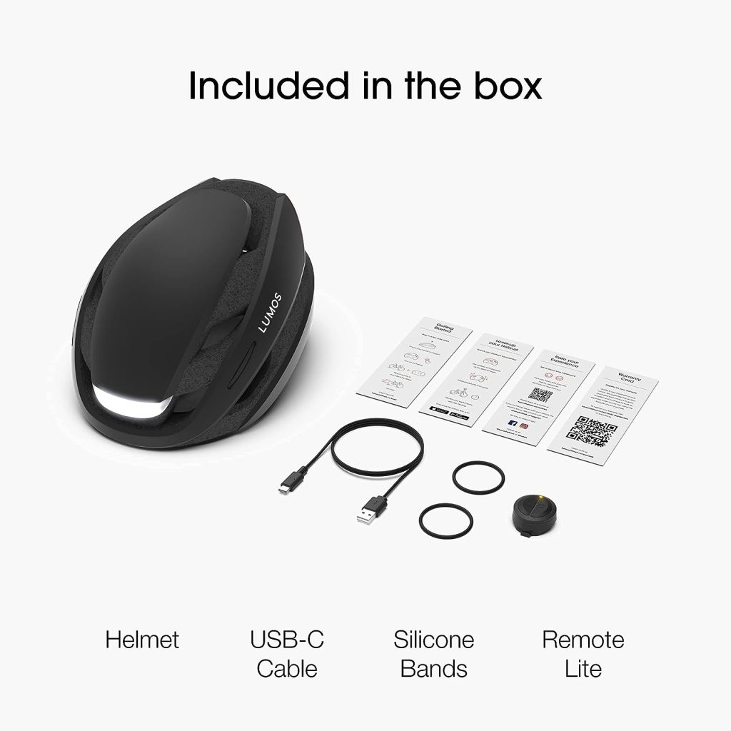 Lumos Ultra Smart Bike Helmet | Customizable Front and Back LED Lights with Turn Signals | Road Bicycle Helmets for Adults: Men, Women